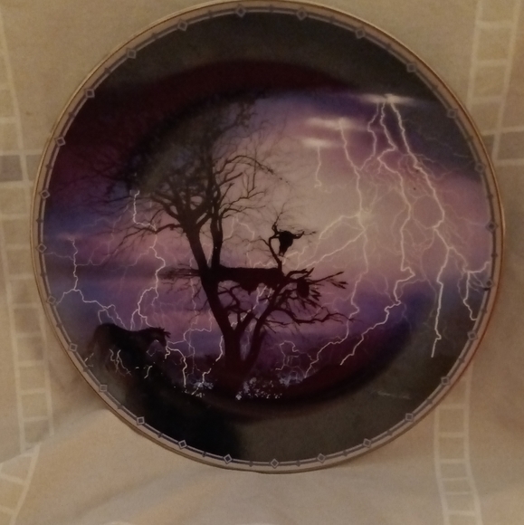 Homeward Journey From Celestial Spirits Native America Collector Plate - Picture 2 of 7